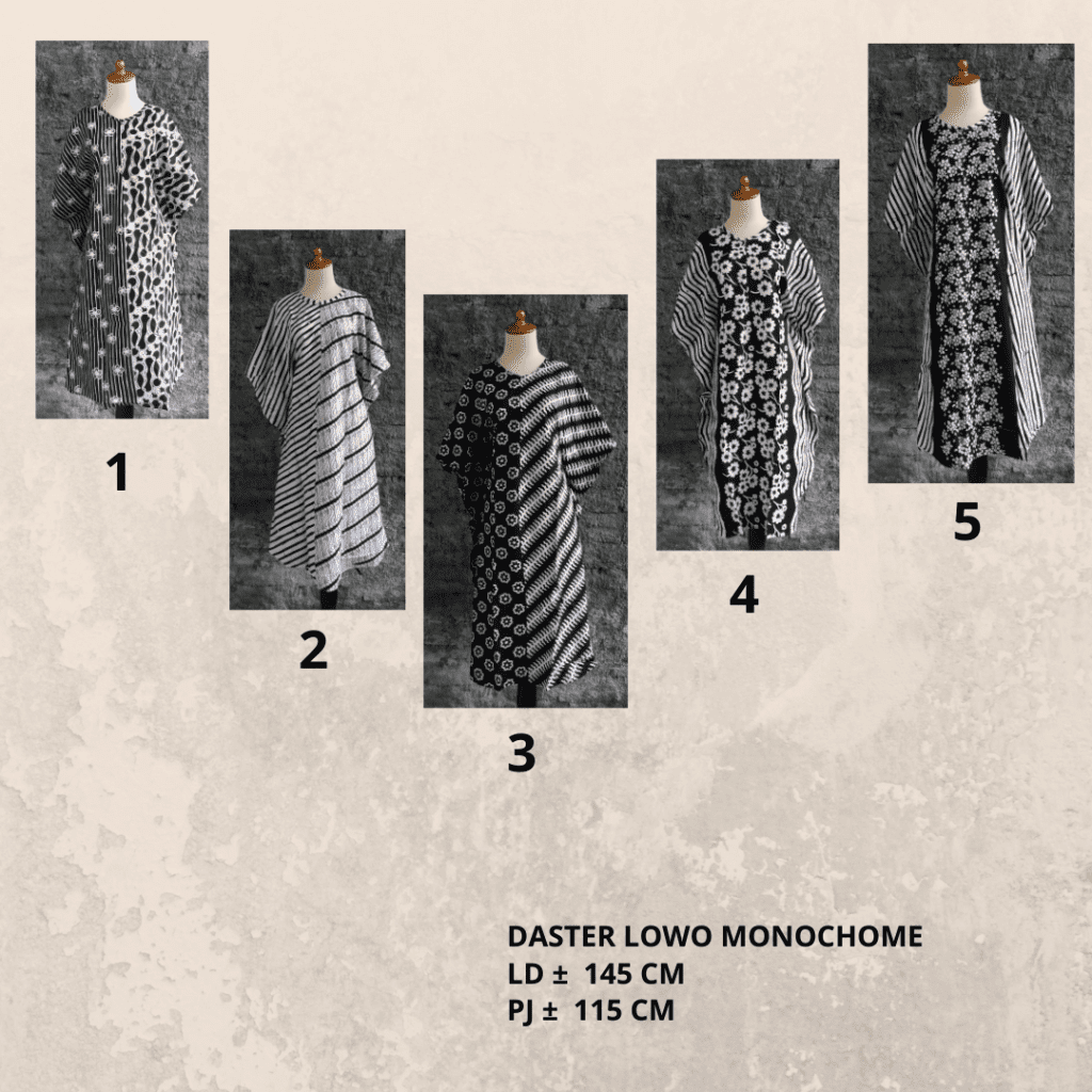 Daster Lowo Monochrome